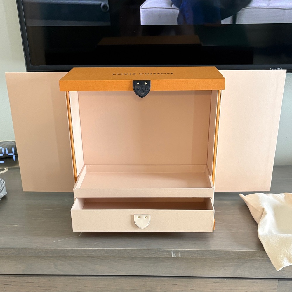Louis Vuitton Vibrant Orange Storage Box